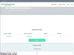 Sites similar to besthotelspatong.com