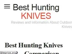 Sites similar to besthuntingknives.org