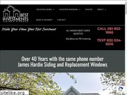Sites similar to bestinvestmentssidingandwindows.com