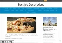 Sites similar to bestjobdescriptions.com