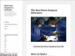 Sites similar to bestkneesurgeon.com.au