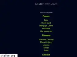Sites similar to bestknown.com