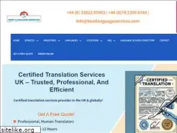 Sites similar to bestlanguageservices.com
