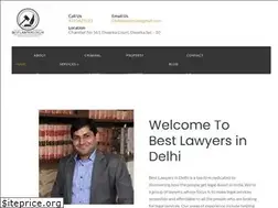 Sites similar to bestlawyers-delhi.com
