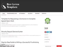 Sites similar to bestlettertemplate.com