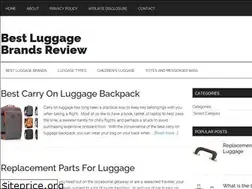 Sites similar to bestluggagebrandsreview.com
