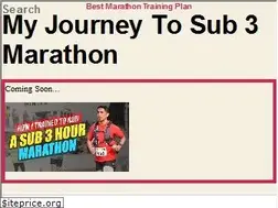 Sites similar to bestmarathontrainingplan.com