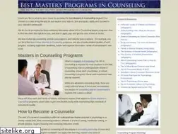 Sites similar to bestmastersincounseling.com