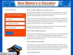 Sites similar to bestmastersineducation.com