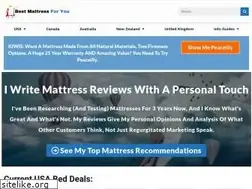 Sites similar to bestmattressforyou.com