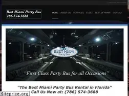 Sites similar to bestmiamipartybus.com