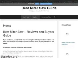 Sites similar to bestmitersawguide.com