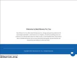 Sites similar to bestmoversforyou.com
