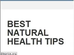 Sites similar to bestnaturalhealthtips.com