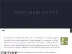Sites similar to bestnewpoets.org