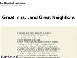 Sites similar to bestofgalena.com