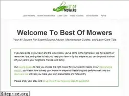 Sites similar to bestofmowers.com