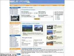 Sites similar to bestofvoyages.com
