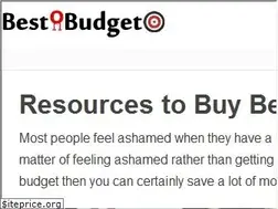 Sites similar to bestonbudget.com