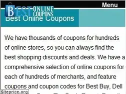 Sites similar to bestonlinecoupons.com