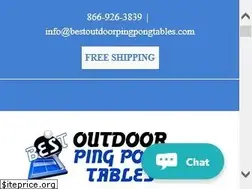 Sites similar to bestoutdoorpingpongtables.com