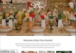 Sites similar to bestpartyrental.com
