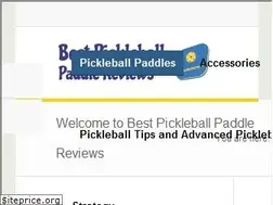 Sites similar to bestpickleballpaddlereviews.com