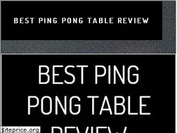 Sites similar to bestpingpongtables.review