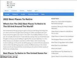 Sites similar to bestplacesretire.com