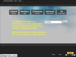 Sites similar to bestpracticeswiki.net