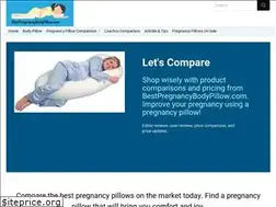 Sites similar to bestpregnancybodypillow.com