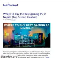 Sites similar to bestpricenepal.com