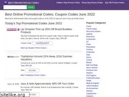 Sites similar to bestpromotionalcodes.com