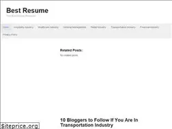 Sites similar to bestresumeguru.com