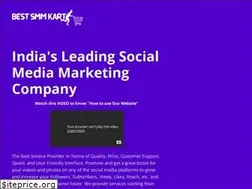 Sites similar to bestsmmkart.in