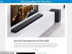 Sites similar to bestsoundbarfortheprice.com