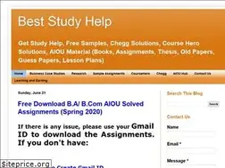 Sites similar to beststudyhelp.blogspot.com