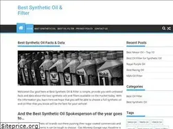 Sites similar to bestsyntheticoilfilter.com