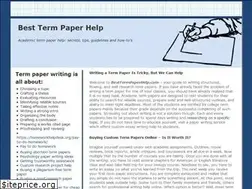 Sites similar to besttermpaperhelp.com