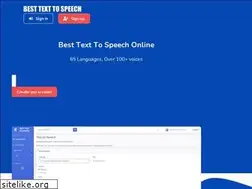 Sites similar to besttexttospeech.org