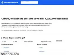 Sites similar to besttimetovisit.co.za