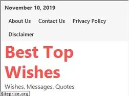Sites similar to besttopwishes.com