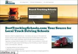 Sites similar to besttruckingschools.com
