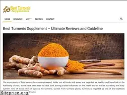 Sites similar to bestturmericsupplements.com