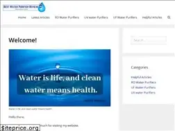 Sites similar to bestwaterpurifierreview.in