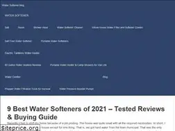 Sites similar to bestwatersoftenerblog.com
