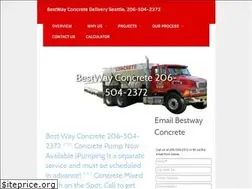 Sites similar to bestwayconcrete.net