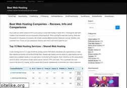 Sites similar to bestwebhosting.co