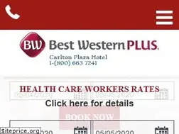 Sites similar to bestwesterncarltonplazahotel.com