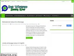 Sites similar to bestwhatsappstatusever.com